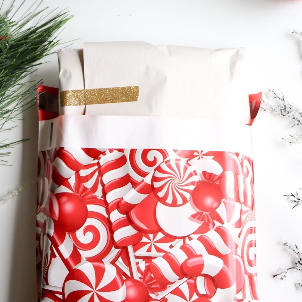 BUNDLE ONLY 25 6X9 Candy Cane Mailers CLEARANCE - Picture 4 of 7